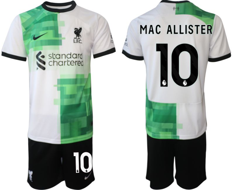 Men 2023-2024 Club Liverpool away white #10 Soccer Jersey->liverpool jersey->Soccer Club Jersey